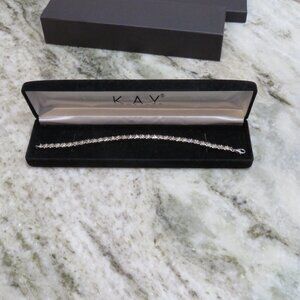 Kay Jewelers White Gold Diamond Bracelet